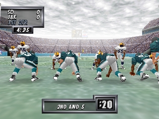 Madden Football 64 (USA) In game screenshot
